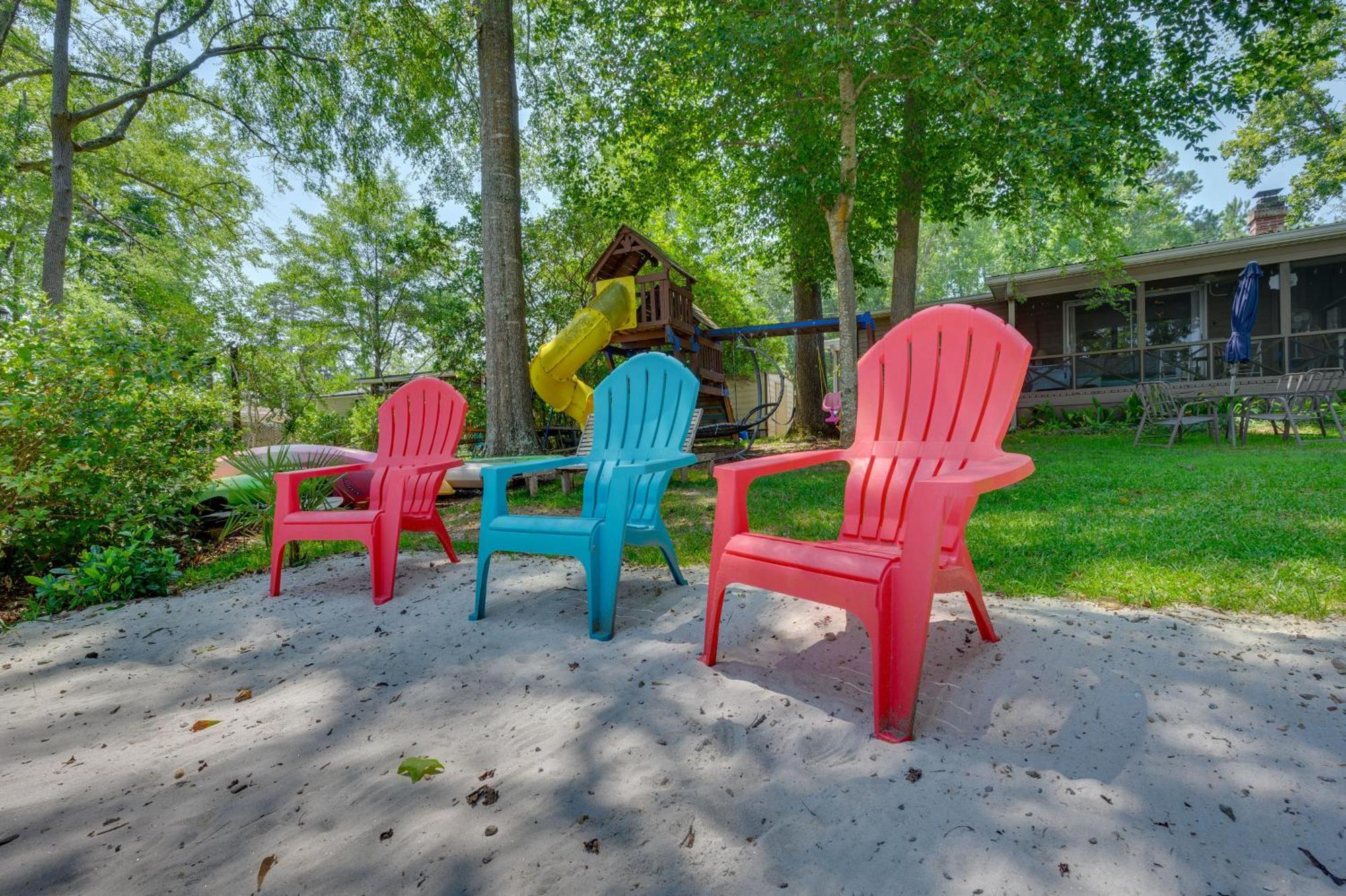 Lake Sinclair Crooked Creek Cottage With Fire Pit! Eatonton Zewnętrze zdjęcie